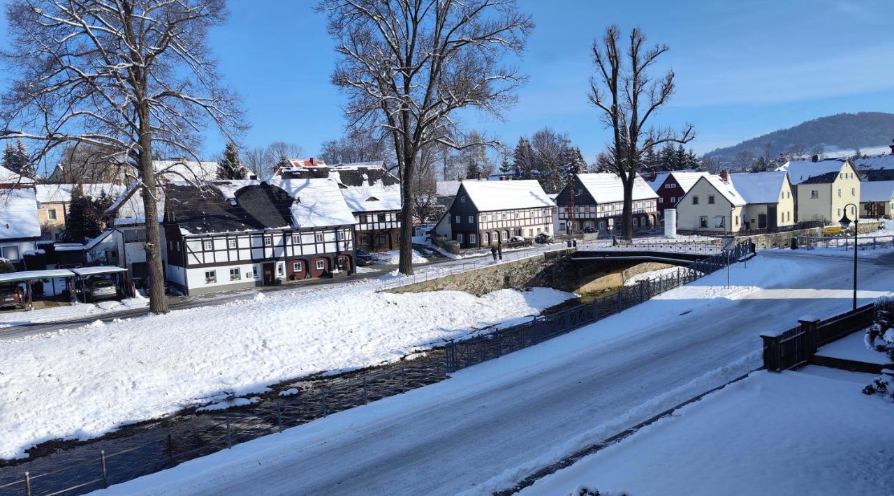 Komfort-Ferienwohnung "Zur Schmiedebruecke" Großschönau Exteriér fotografie