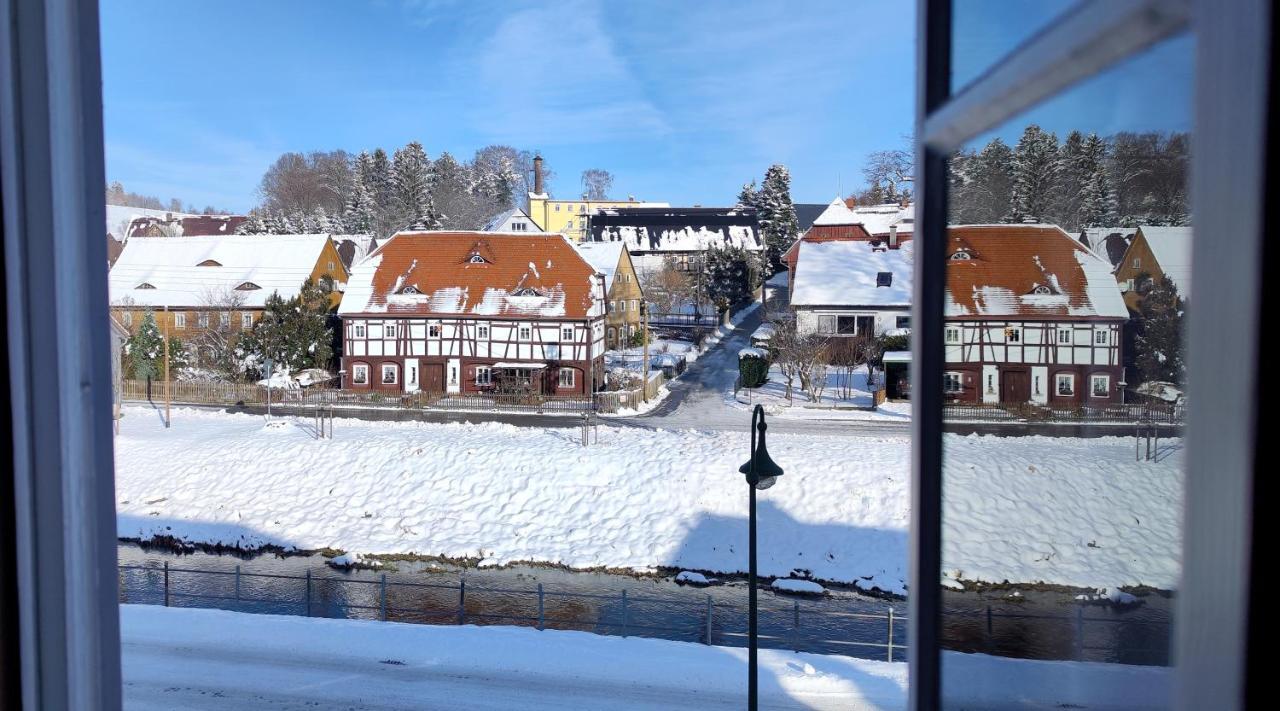 Komfort-Ferienwohnung "Zur Schmiedebruecke" Großschönau Exteriér fotografie