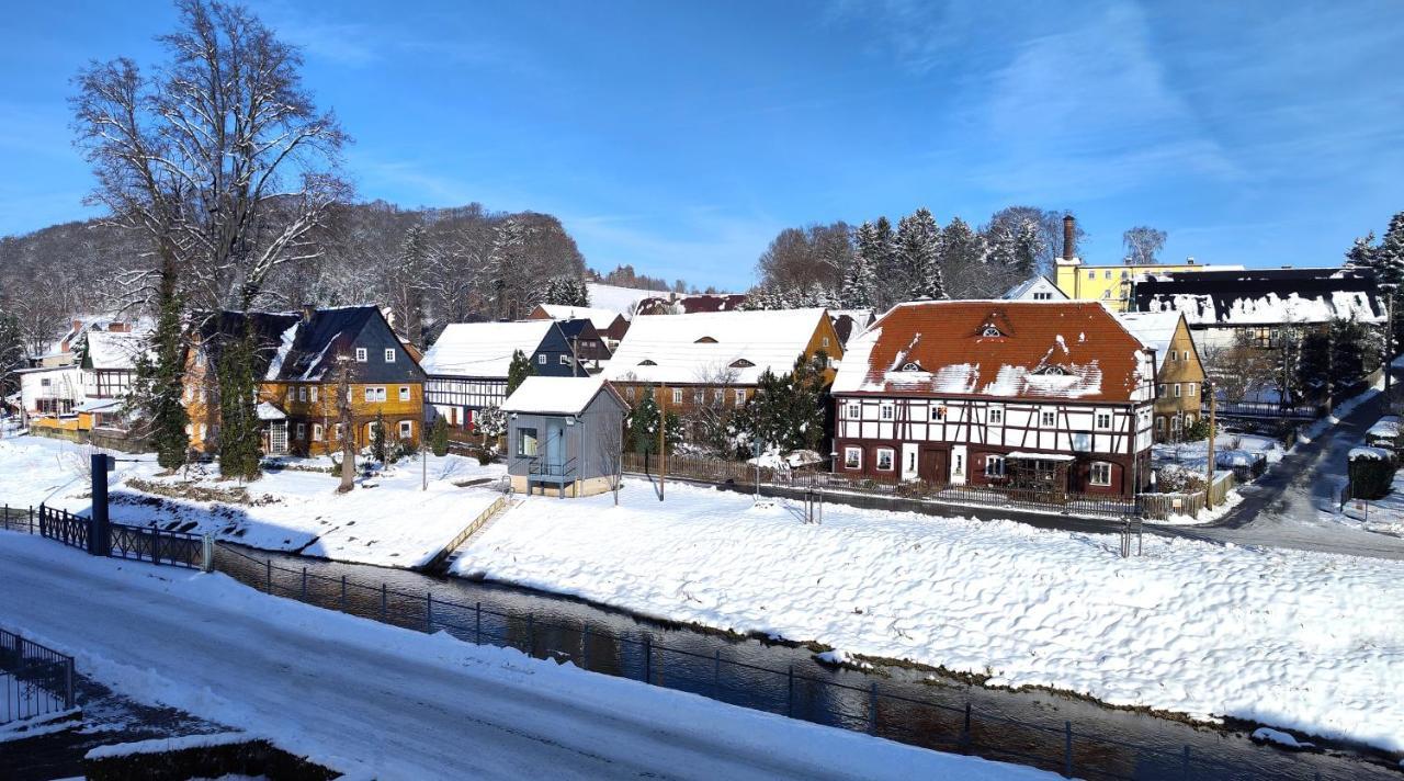 Komfort-Ferienwohnung "Zur Schmiedebruecke" Großschönau Exteriér fotografie