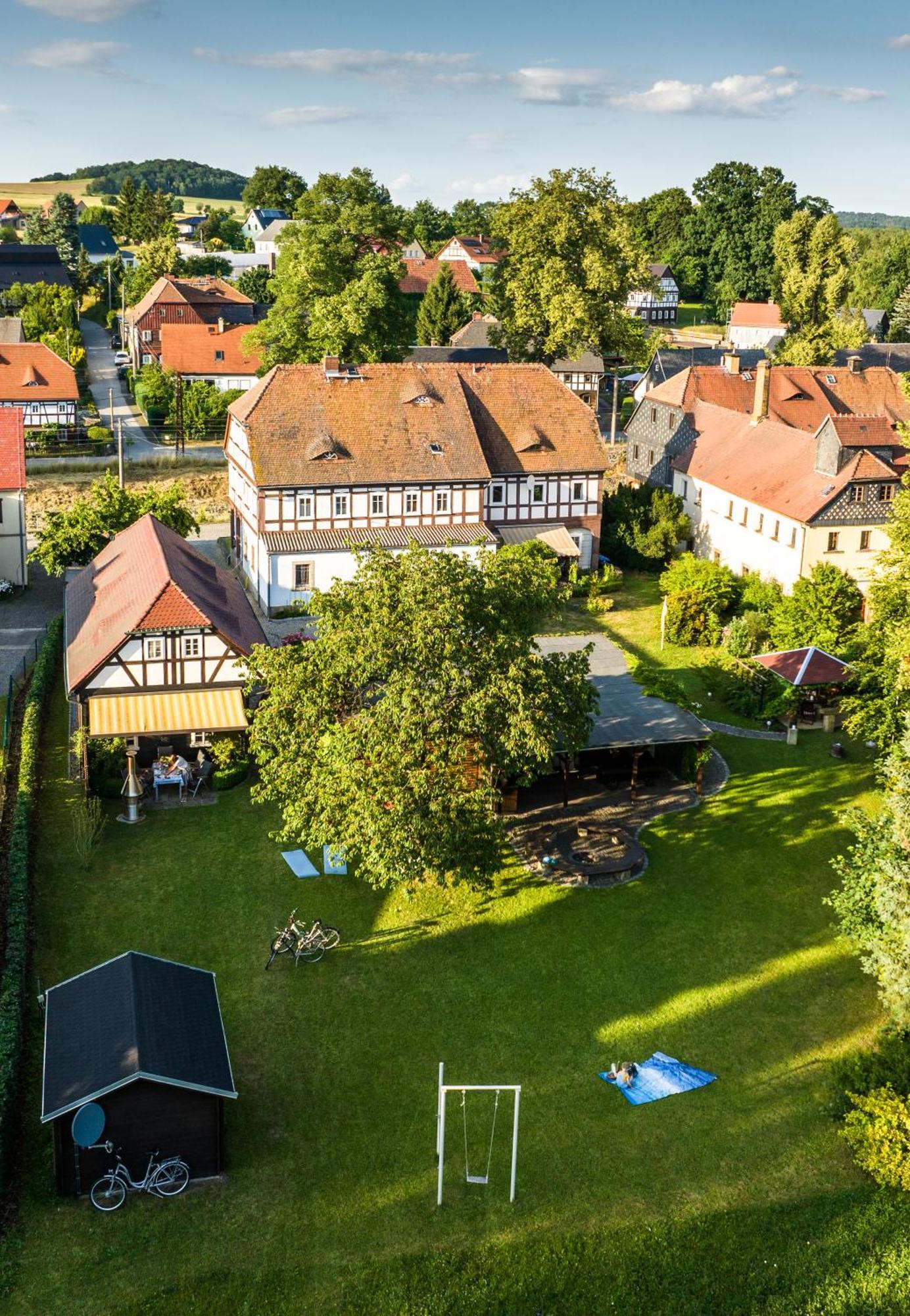 Komfort-Ferienwohnung "Zur Schmiedebruecke" Großschönau Exteriér fotografie